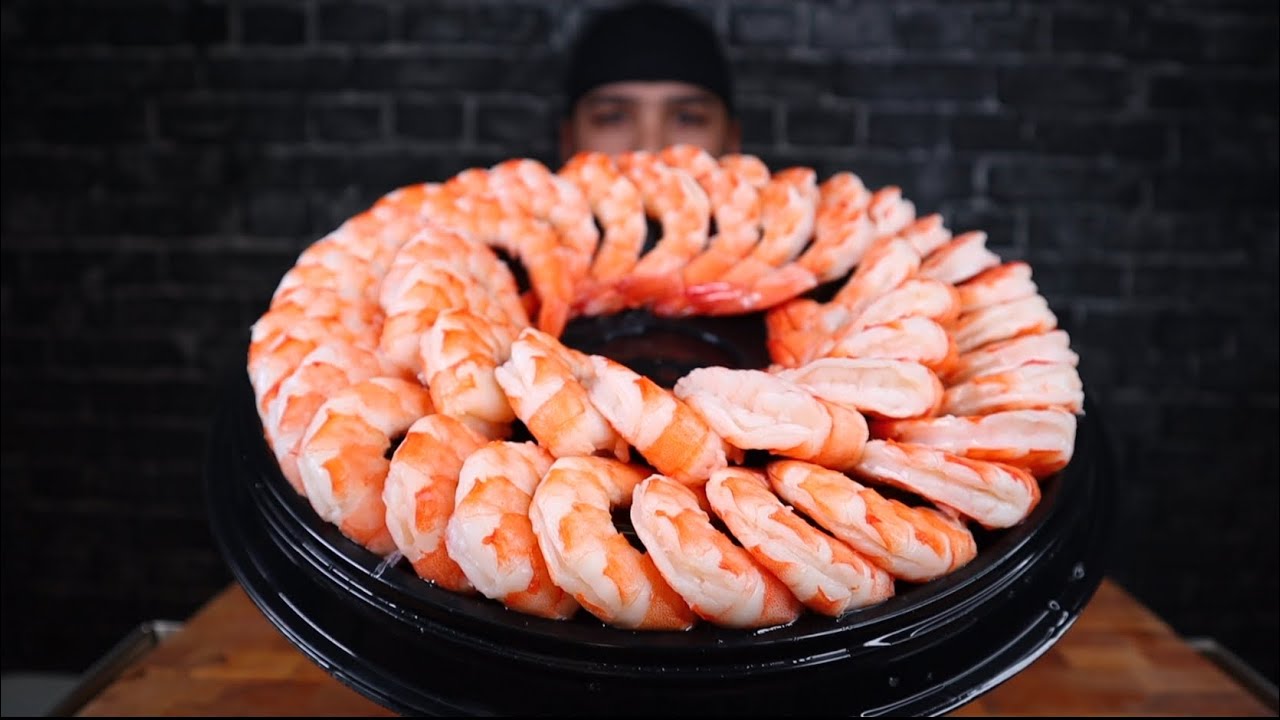 ASMR SHRIMP COCKTAILS MUKBANG