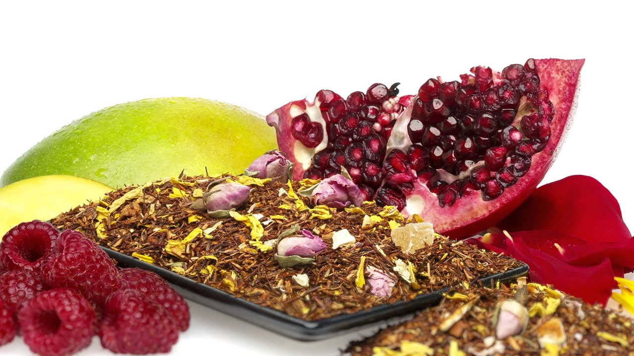 Superfruit Tea (Pomegranate Raspberry Rooibos Tea) - Rivertea Videos
