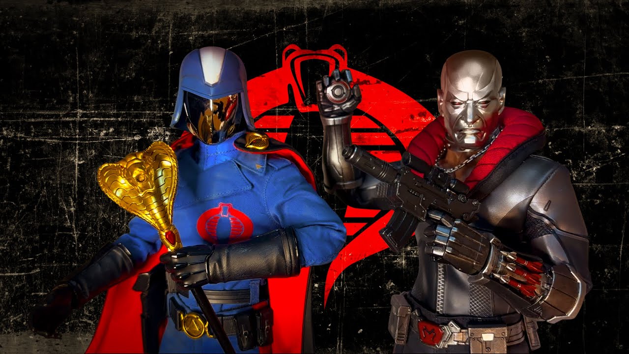 threezero 1/6 FigZero G.I. Joe Cobra Commander & Destro Unboxing