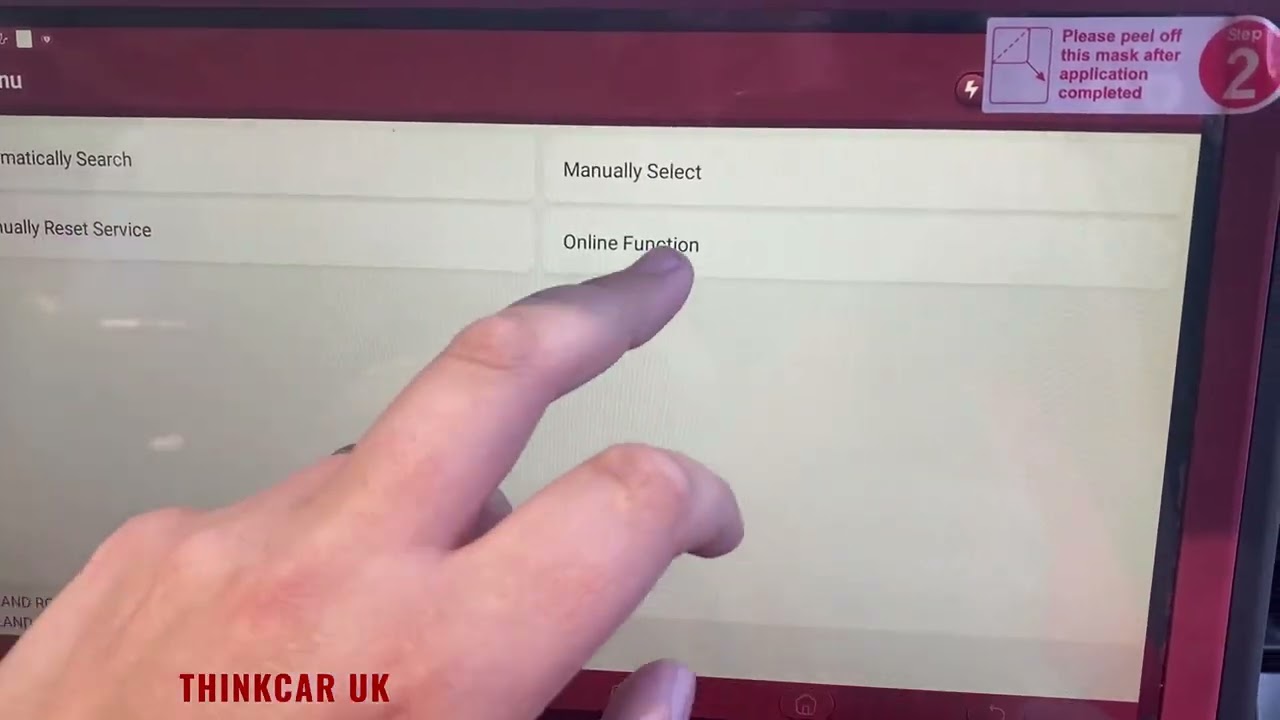 Impact Diagnostics Landrover software update with Thinkcar MAX