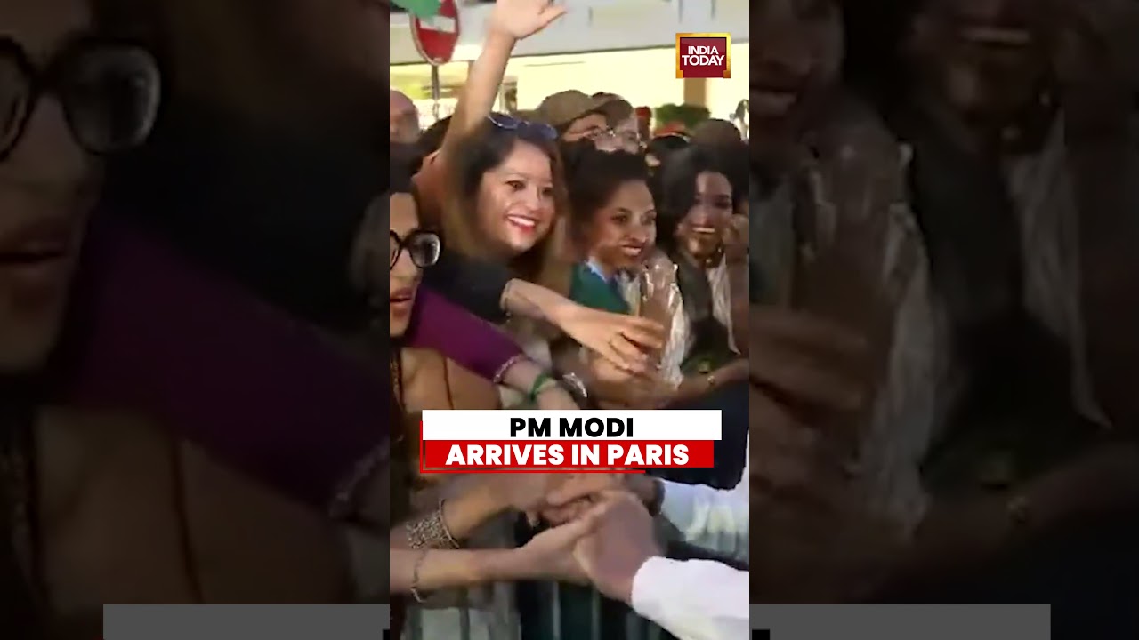 PM Modi Arrives in Paris for Key Bilateral Talks and VivaTech Summit #pmmodi #breakingnews