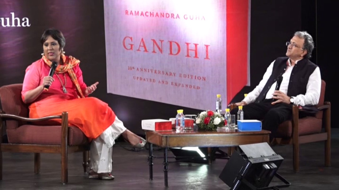 Ramachandra Guha and Barkha Dutt - INDIA AFTER GANDHI, Delhi launch