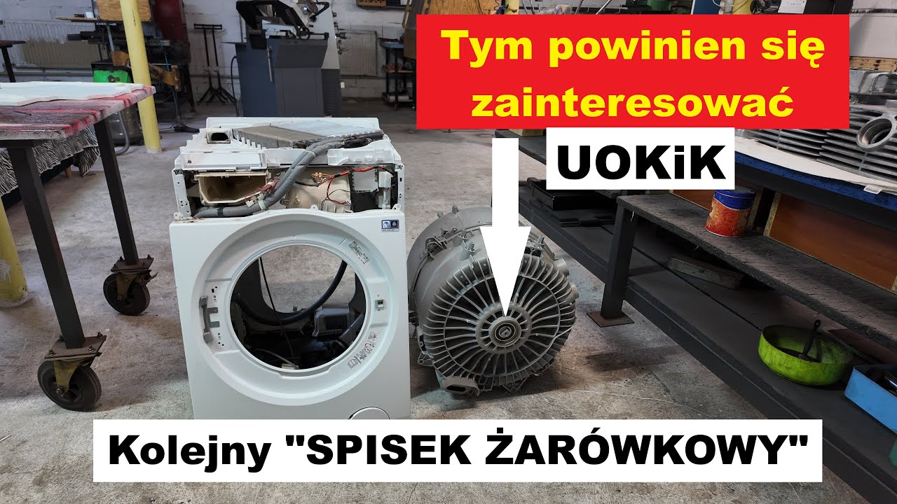 Pralka AEG uszkodzone łożyska