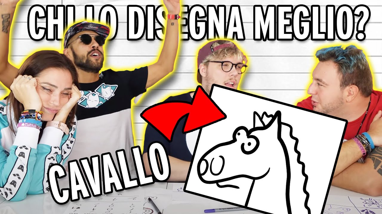 CHI LO DISEGNA MEGLIO? con LaSabri, Solfie e Amico.Andre