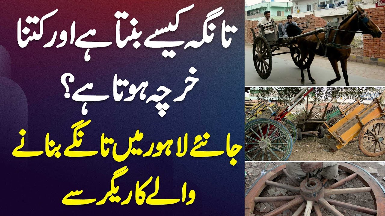 Tanga Kaise Banta Hai Aur Kitna Kharcha Hota Hai? Janiye Lahore Mein Tange Banane Wale Karigar Se