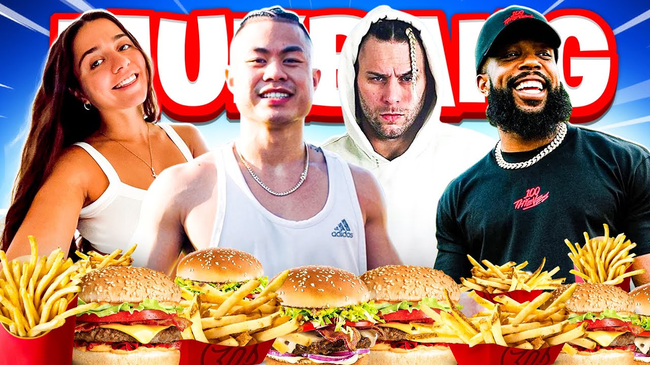 Venice Beach Mukbang With CashNasty, CRSWHT & Stephania!