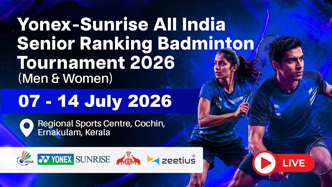 Day 5 - Court 5 - YONEX-SUNRISE ALL INDIA SENIOR RANKING BADMINTON TOURNAMENT 2026 (Men & Women)