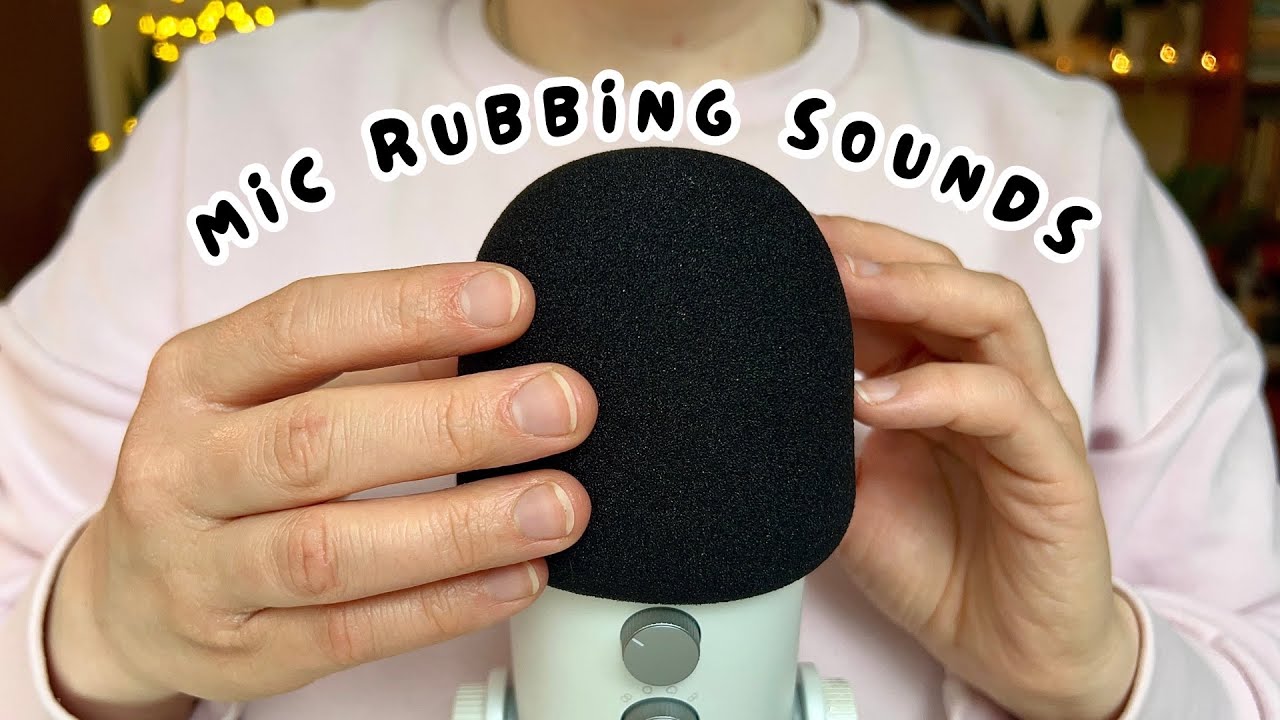 ASMR Foam Mic Rubbing | Steady, Repetitive Sounds (No Talking)