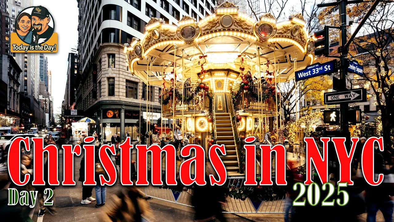 Visiting New York City at Christmastime 2025 Day 2