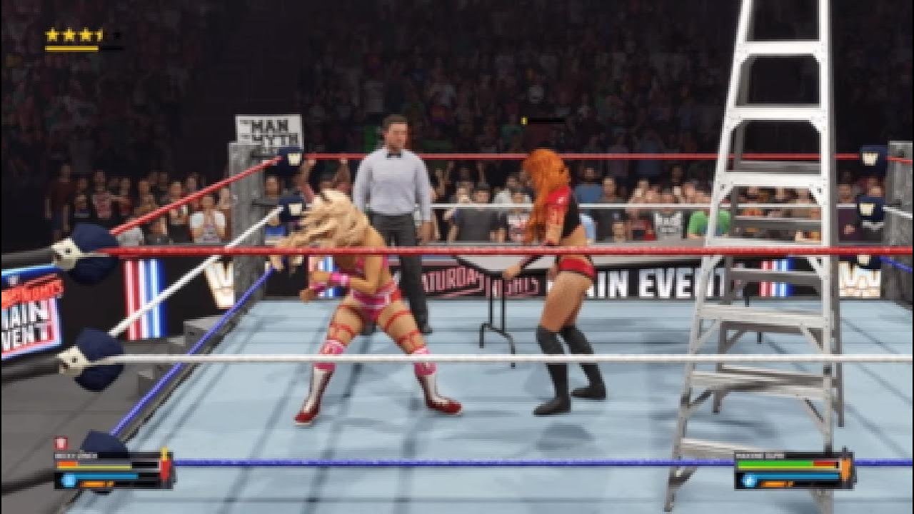 WWE 2K25 MAXXINE DUPRI VS BECKY LYNCH WWE WOMENS INTERCONTINENTAL CHAMPIONSHIP