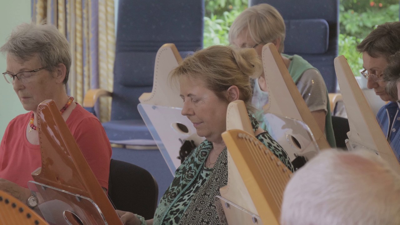 Harfen Die Moldau/Gisela Schmitt/Halterner Harfenzauber/Veeh-Harfe/Musik in Haltern am See