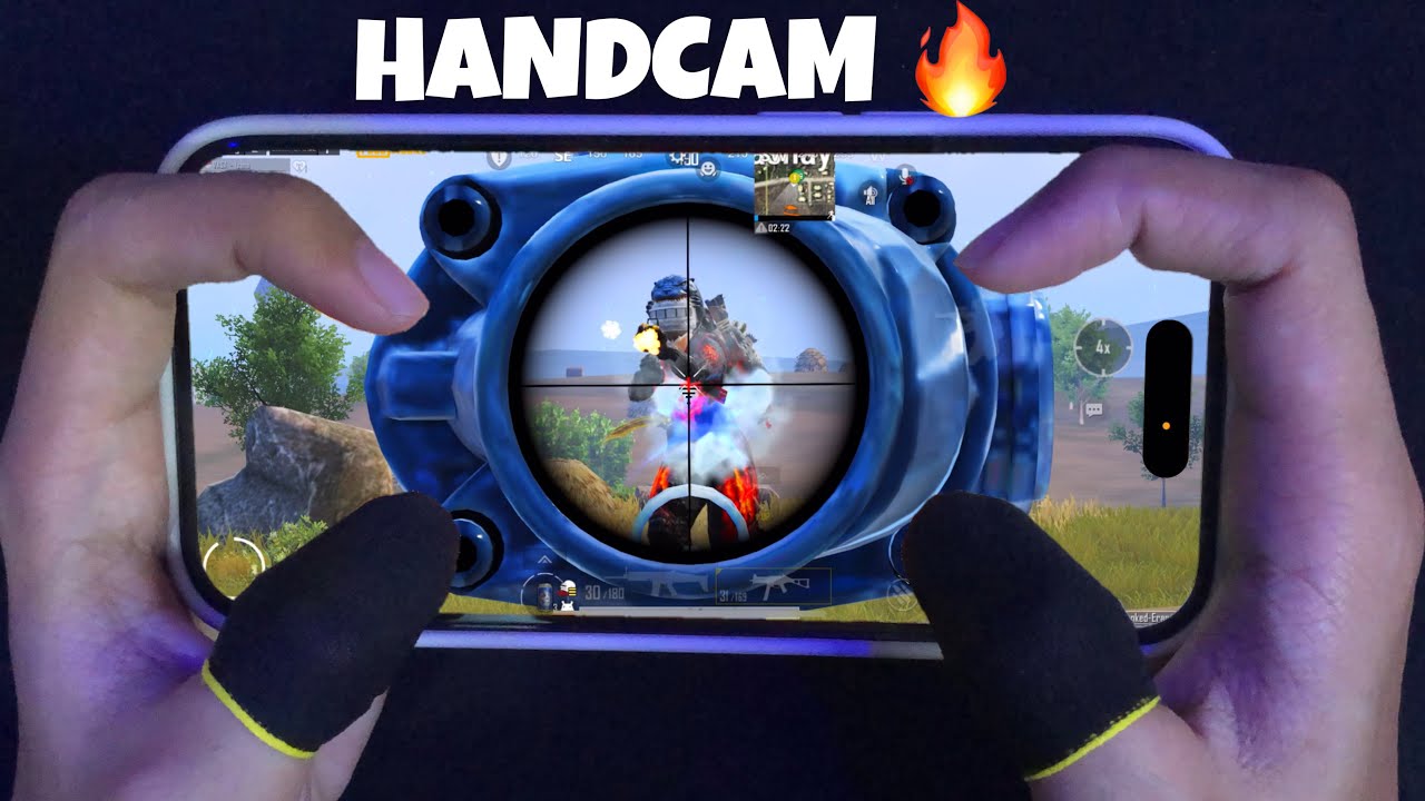 4 Finger Monster! Best HANDCAM iPhone 14 Pro 😍 PUBG Mobile