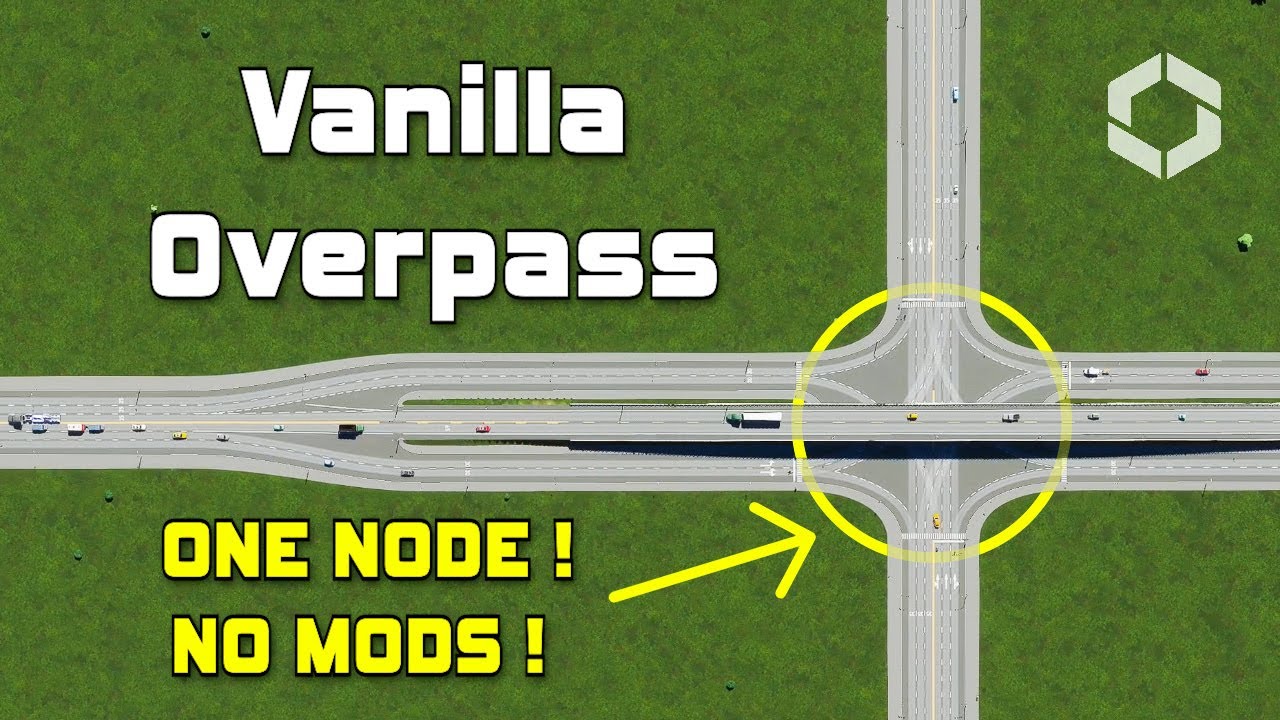 Cities Skylines 2 Road Tool Tutorial：How to create a Vanilla Overpass without mods