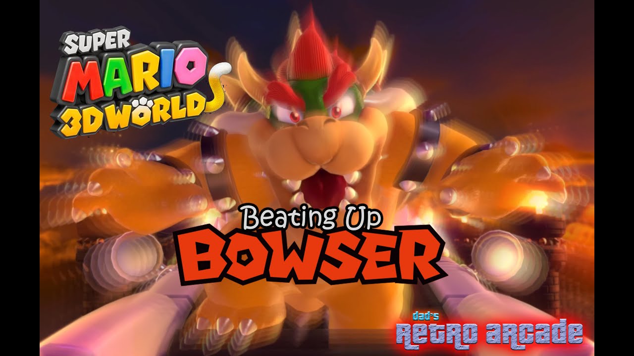 Super Mario 3D World (Switch) - First Bowser Boss Playthrough