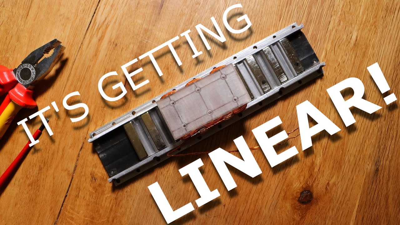 Making a LINEAR MOTOR for a DIY CNC mini MILL - Part #1 (Step-by-Step)
