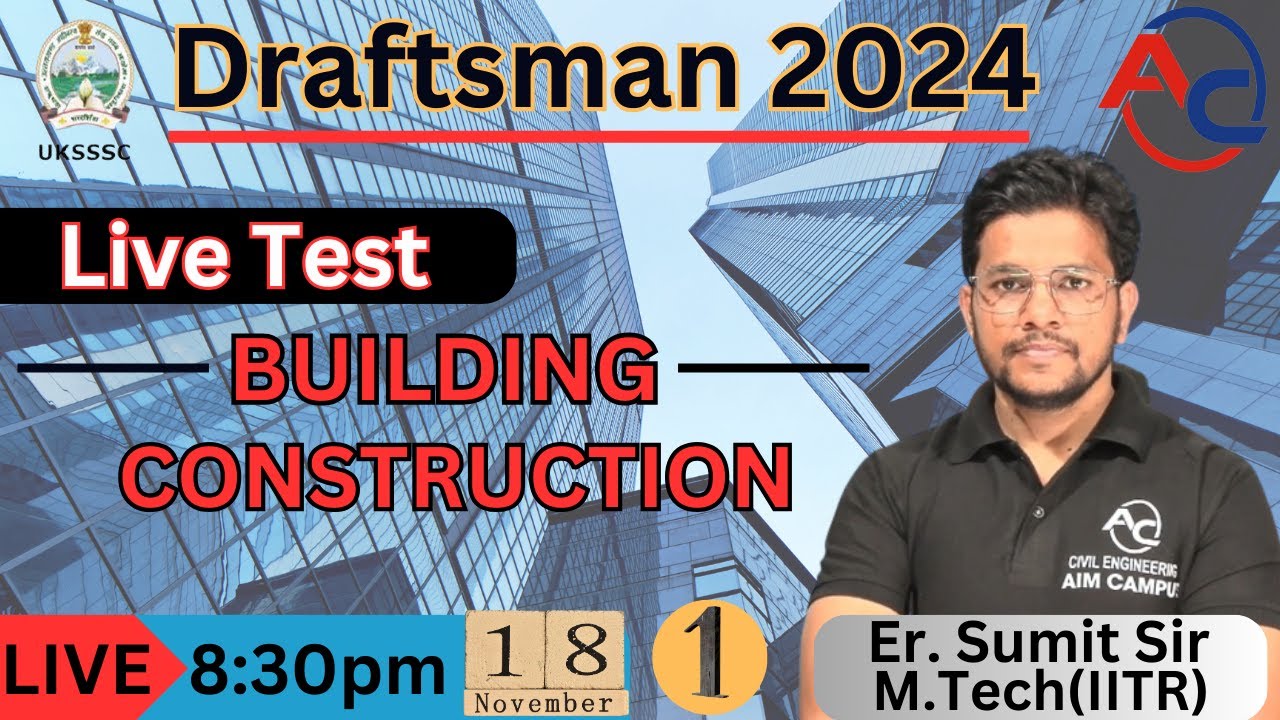 DRAFTSMAN LIVE TEST PART 01