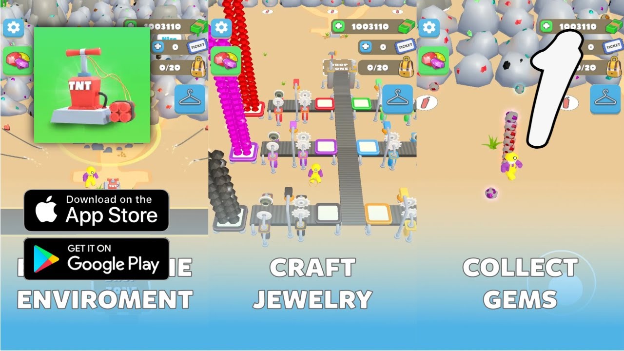 Miner Tycoon : Big Dynamite Gameplay Walkthrough Part 1 (Android, IOS)