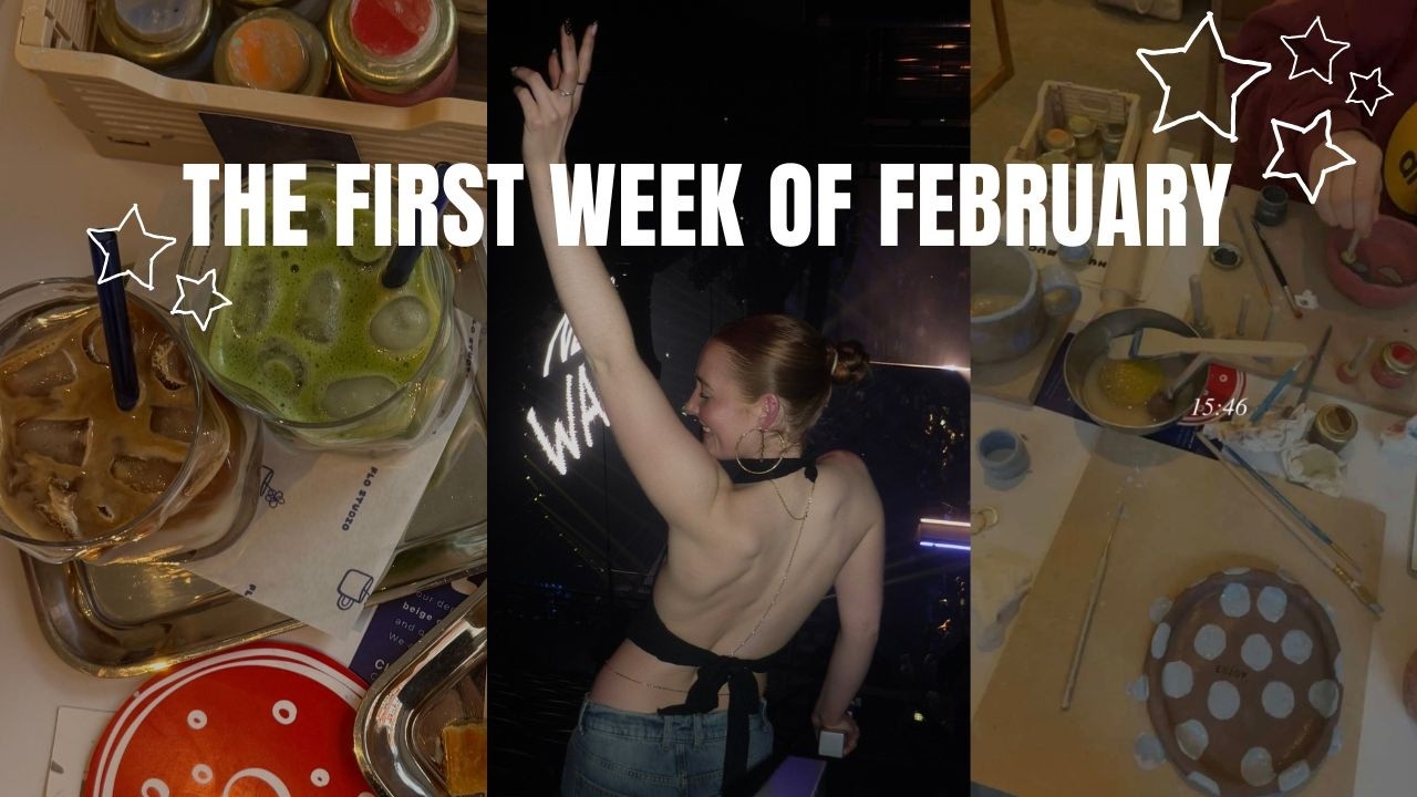 a few days in my 20s – concerts, creative days & starting a new internship