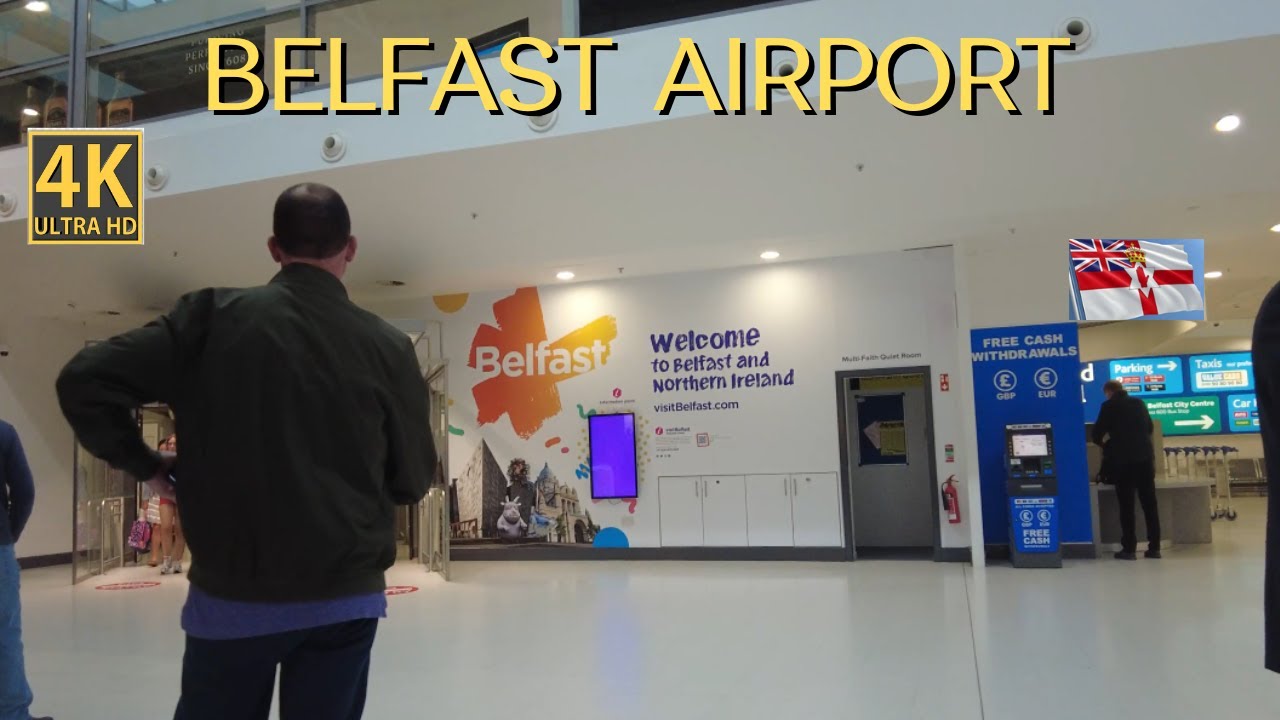 Belfast Airport Arrival Experience in Ultra HD 4K Quality! [2024] 🌏