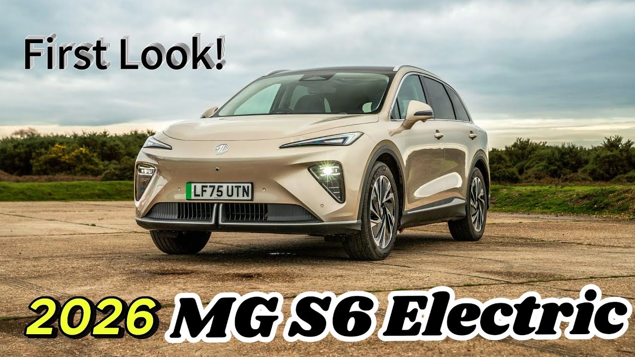 2026 MG S6 EV Dual Motor Trophy — Luxury Gold SUV Exterior & Interior