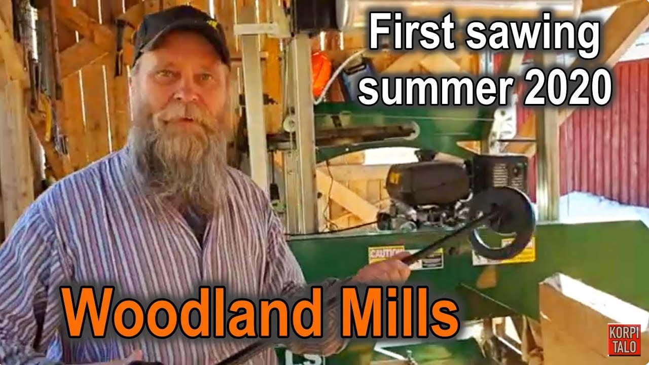 Kesän eka vannesahaus 2020. #woodlandmills #vannesahaus #sahaus #omavaraisuus