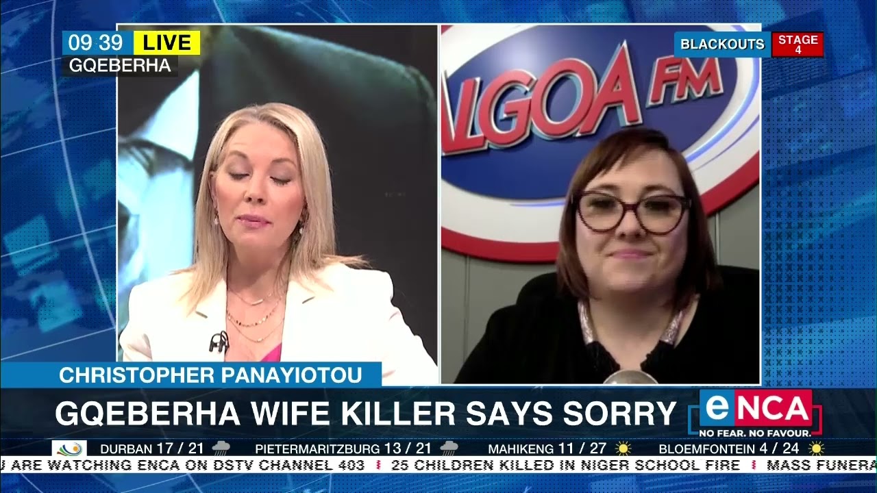 Christopher Panayiotou | Gqeberha wife killer says sorry