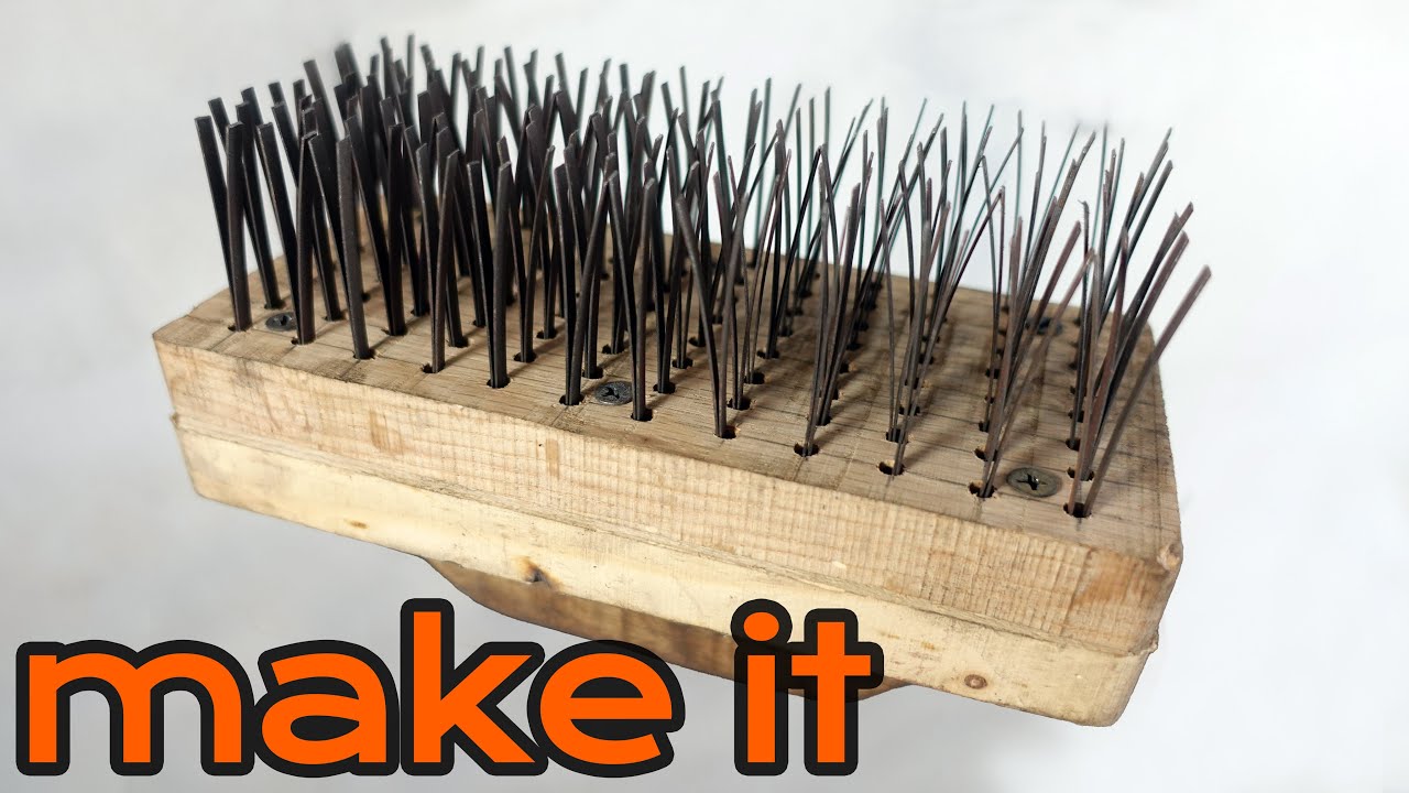 DIY Blacksmith Block Brush (how to make)