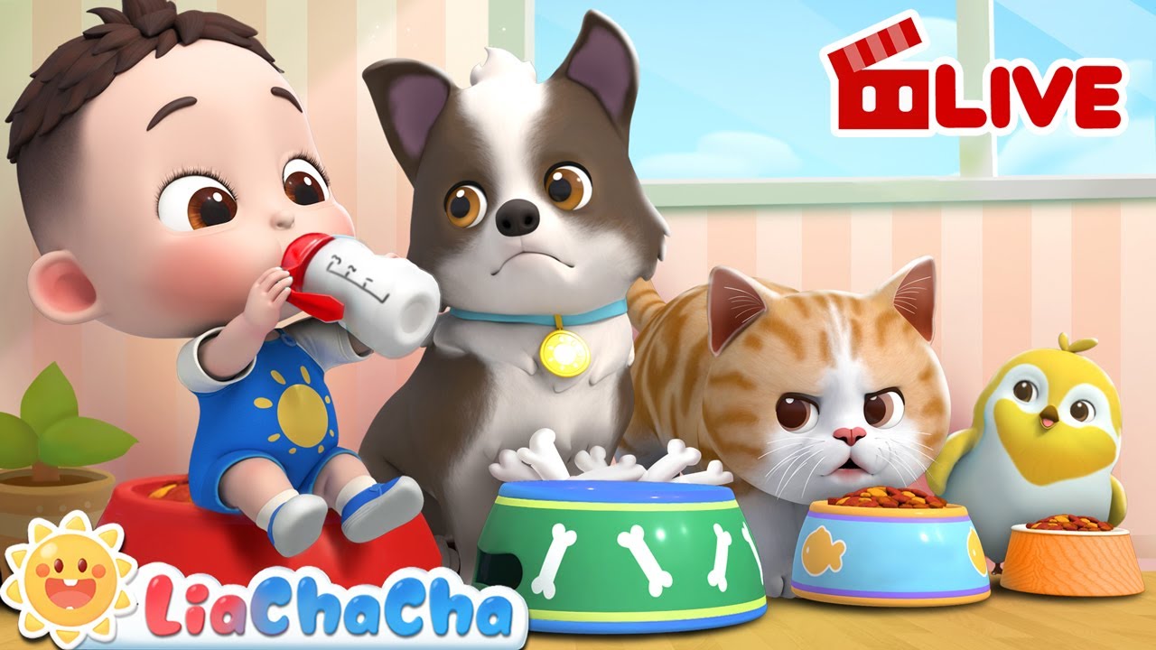 🔴 Family Sing-Along Songs | Learn Animals Songs | LiaChaCha Nursery Rhymes & Baby Songs