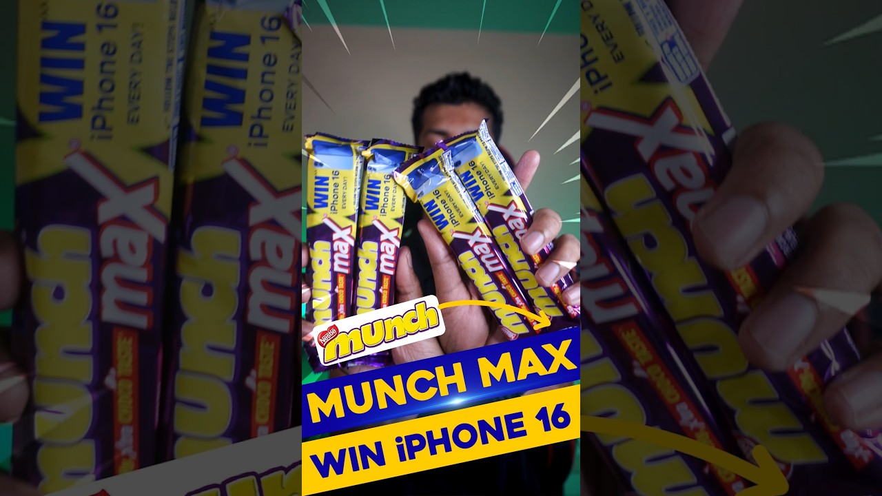 Munch Max FREE iPhone 16 Offer - Munch Max iPhone 16 Contest - #MunchMax #contest #offers