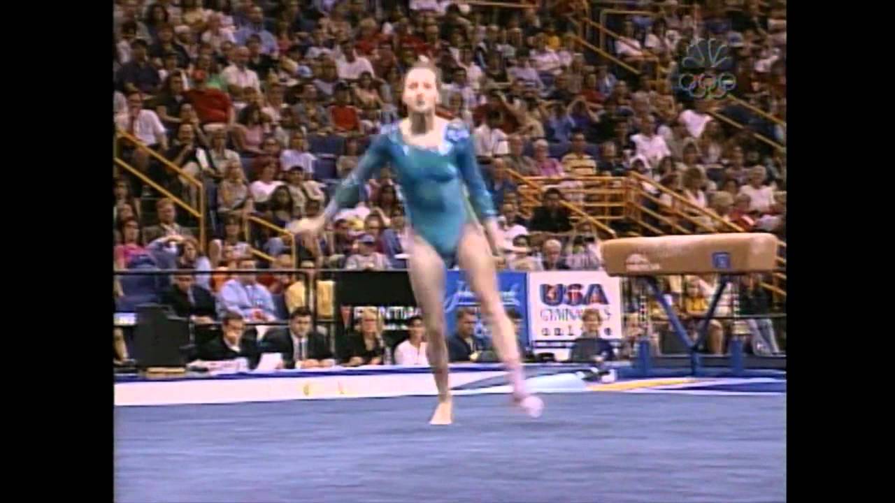 Kristen Maloney - Floor Exercise - 2000 US Championships - Day 2