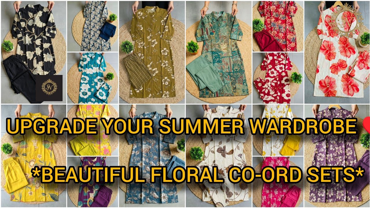 BEAUTIFUL FLORAL CO-ORD SETS || SUMMER WARDROBE ♥️ ✨ 