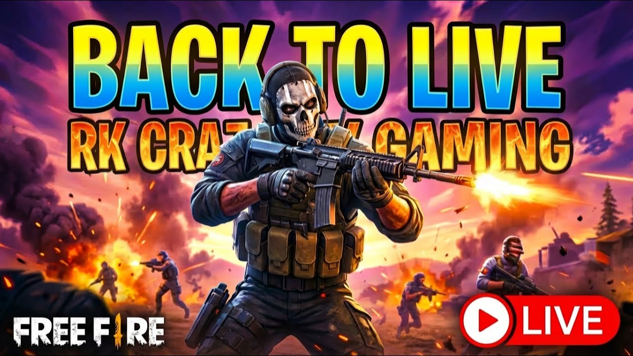 Live streaming of RK CRAZY GAMING