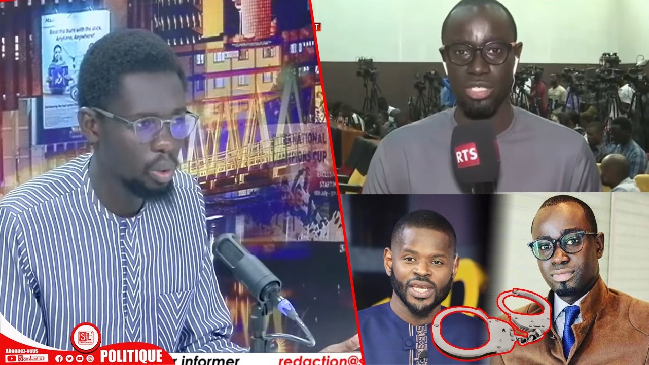 “Infos Yima Am Ci arrestation Pa Birame Bigué Ndiaye en plein conf press..Pape Cheikh” Daouda Djigal