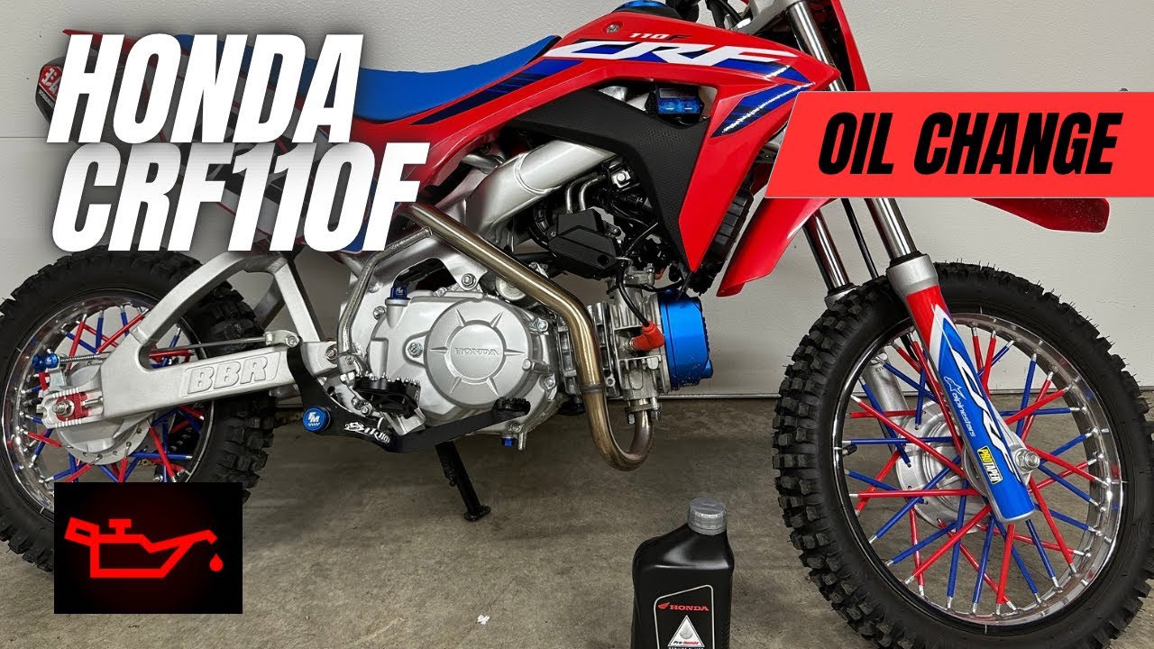 Honda CRF110 Oil Change