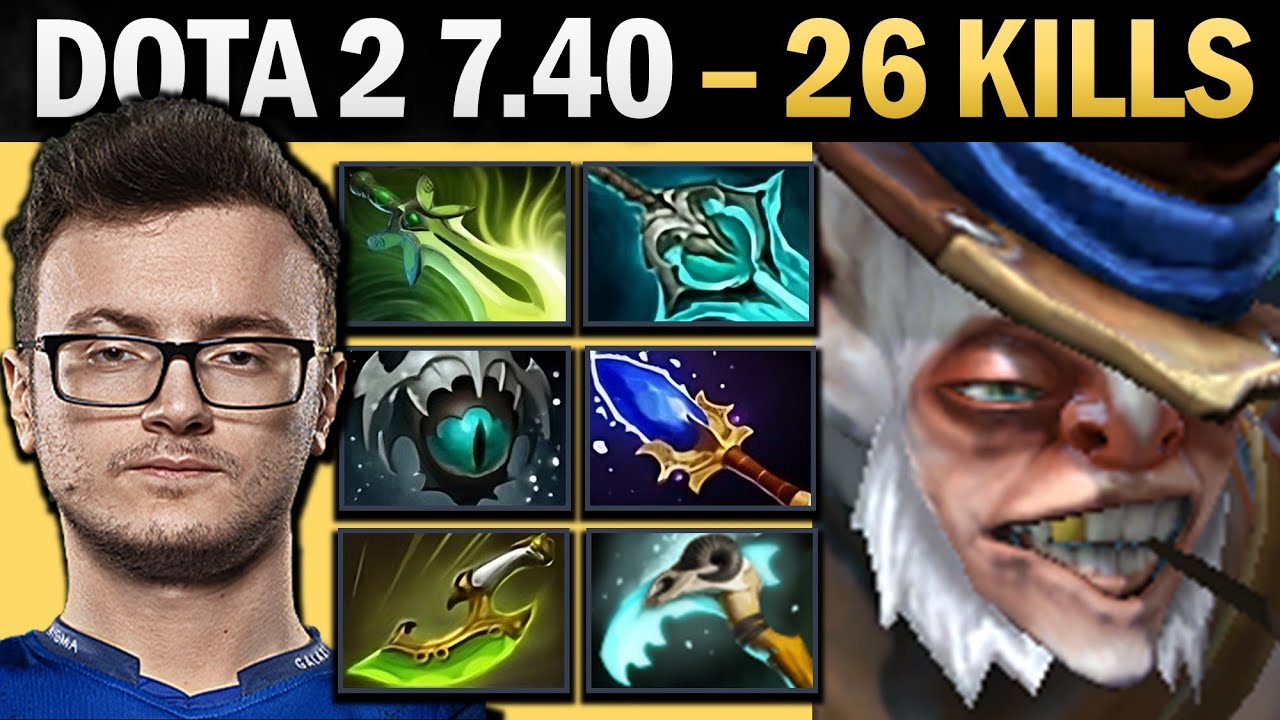 Meepo на миду с 26 убийствами и Scythe Vyse - геймплей Dota