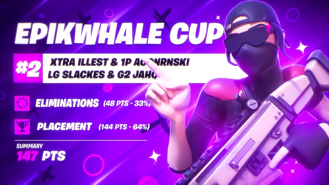 2ND in the EPIKWHALE CUP w/ Acorn, Jahq & Slackes