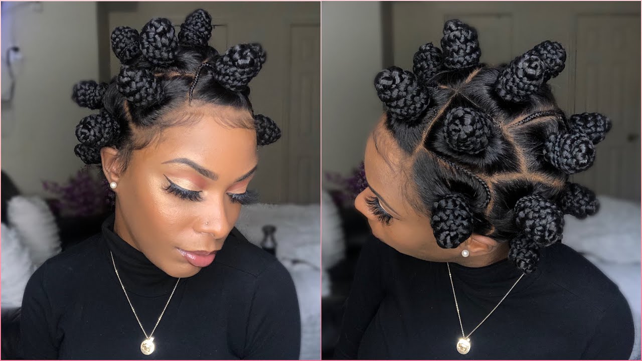 (Bantu Knots Inspired) Full Bantu Knot Lace Wig Poppy | Fabulosity