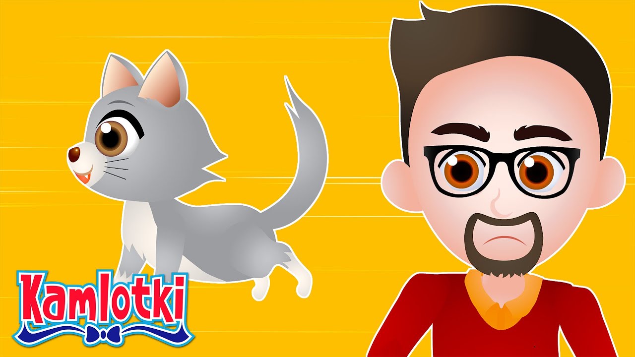 KOTEK ROZRABIAKA - Piosenka o kotku 🐱 Polskie piosenki dla dzieci | Kamlotki