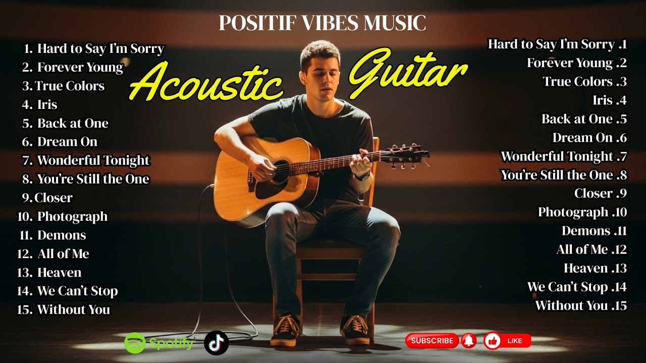 Acoustic Relaxing Music 🎧 Soft Guitar for Sleep & Focus