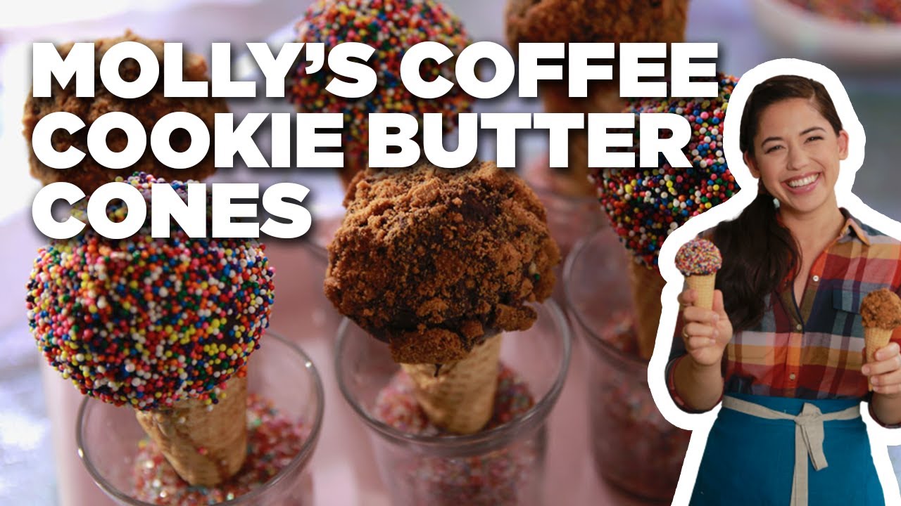 Molly Yeh's Coffee Cookie Butter Cones | Girl Meets Farm | Food Network