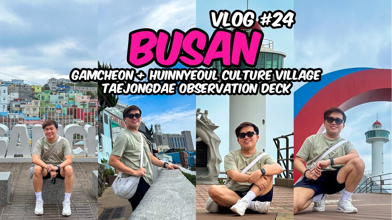 Busan Day 3 | Gamcheon Culture Village, Huinnyeoul, Taejongdae, & BIFF | Vlog #24