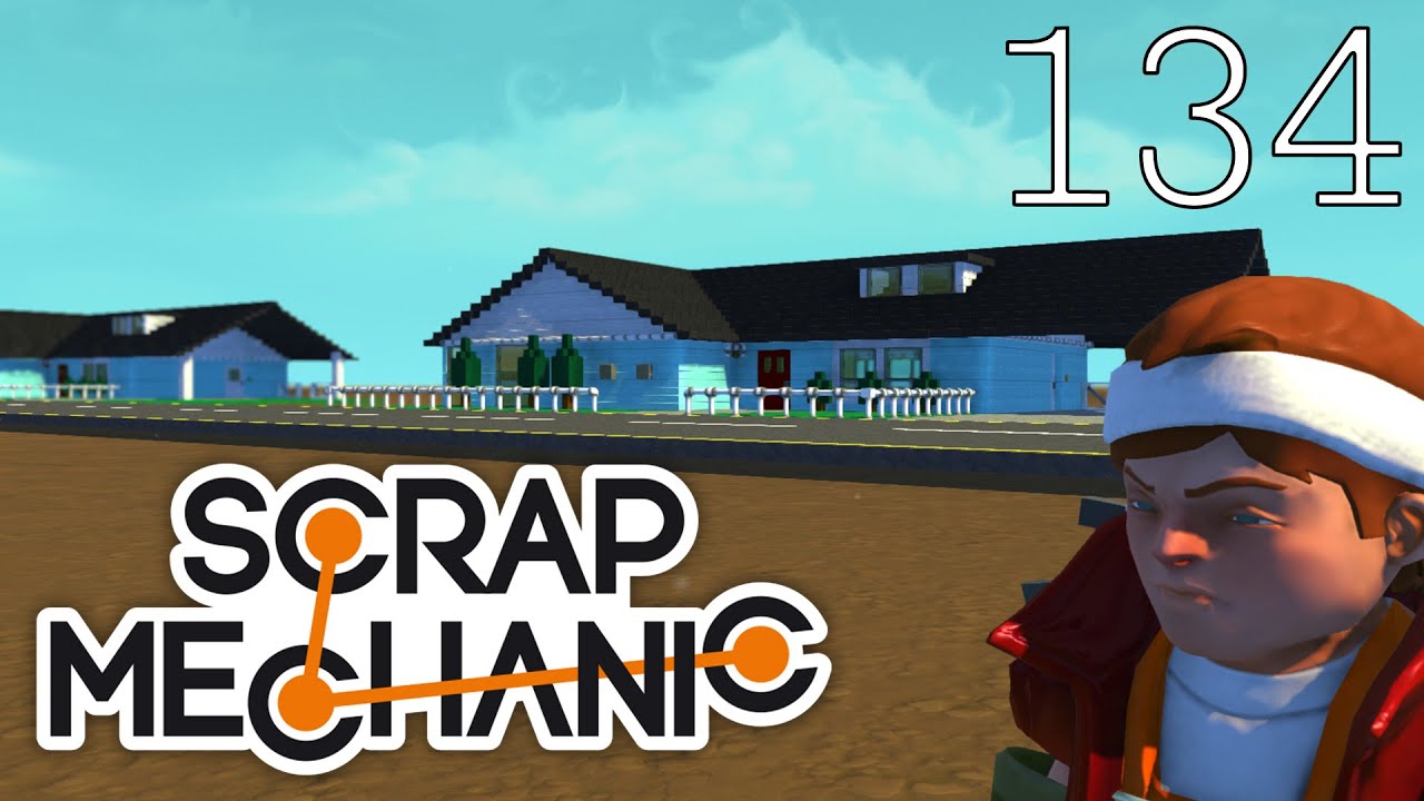 Scrap Mechanic [#134] Najlepsze projekty DOMÓW! Warsztat Steam!