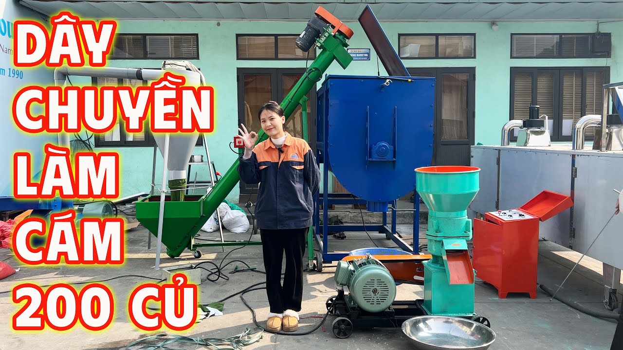 Dây Chuyền Sản Xuất Cám Ép Viên Đóng Bao Trị Giá 200.000.000 Có Đáng Đầu Tư ?