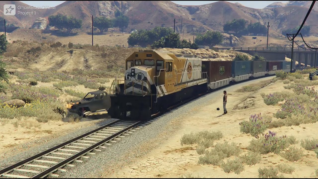 GTA 5 Train Crash Compilation #1
