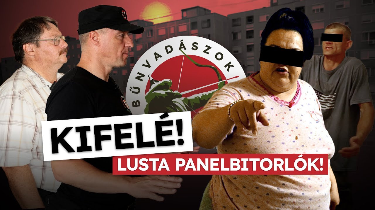 Kifelé! VÉGE AZ ÉLŐSKÖDÉSNEK az AVASI panelben (Bűnvadászok 18.)