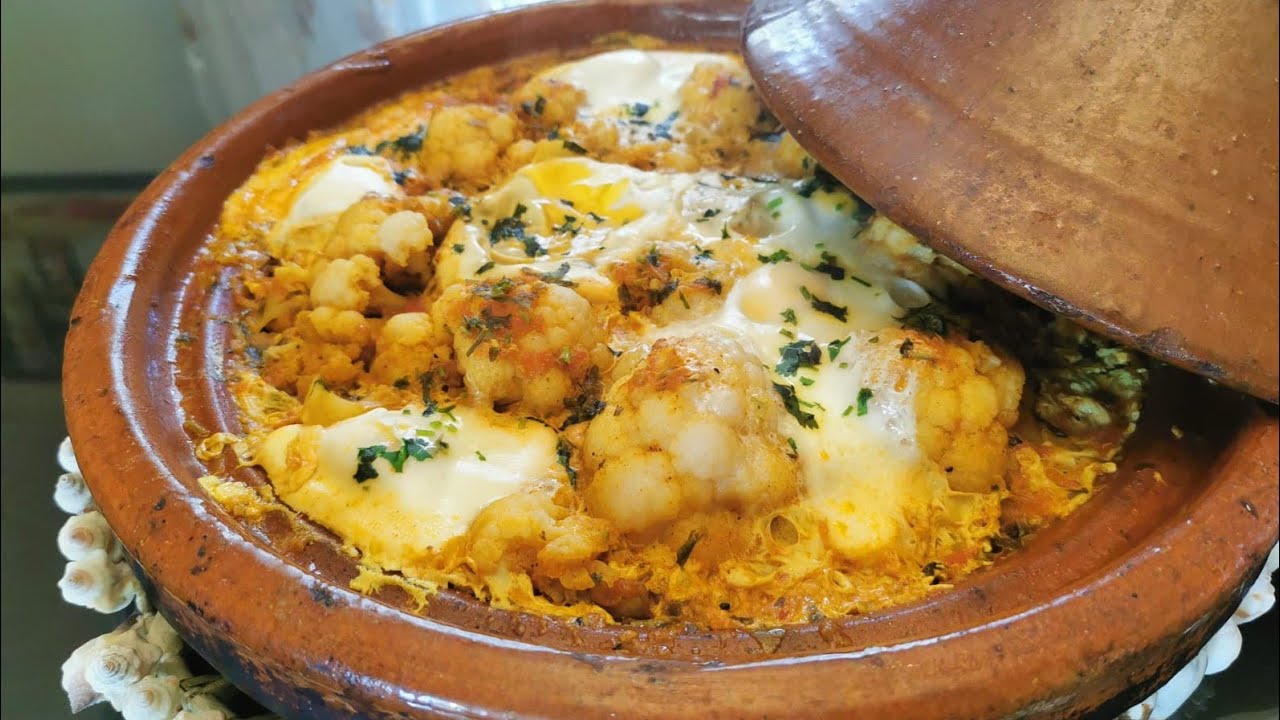 Tajine de chou fleur aux saveurs marocaines