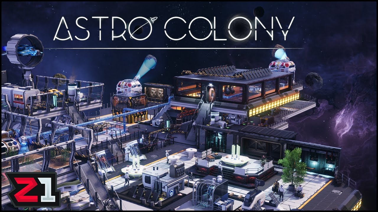 Building A Space Station To Harvest Asteroids and Planets ! Astro Colony Steam Early Access [E1]
