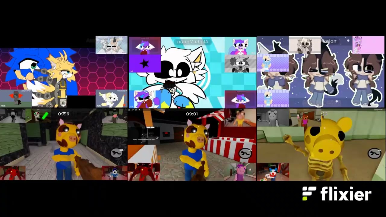 (Request) Animation Memes (Lily) VS |RBLX| Piggy (Toure T. Taylor) Sparta Remix Hexparison