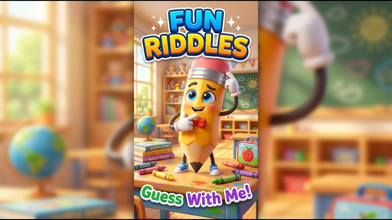 🧠🎉Fun Object Riddles for Kids | #BedtimeStoryForKids #LearningValues #HealthyHabitsForKids