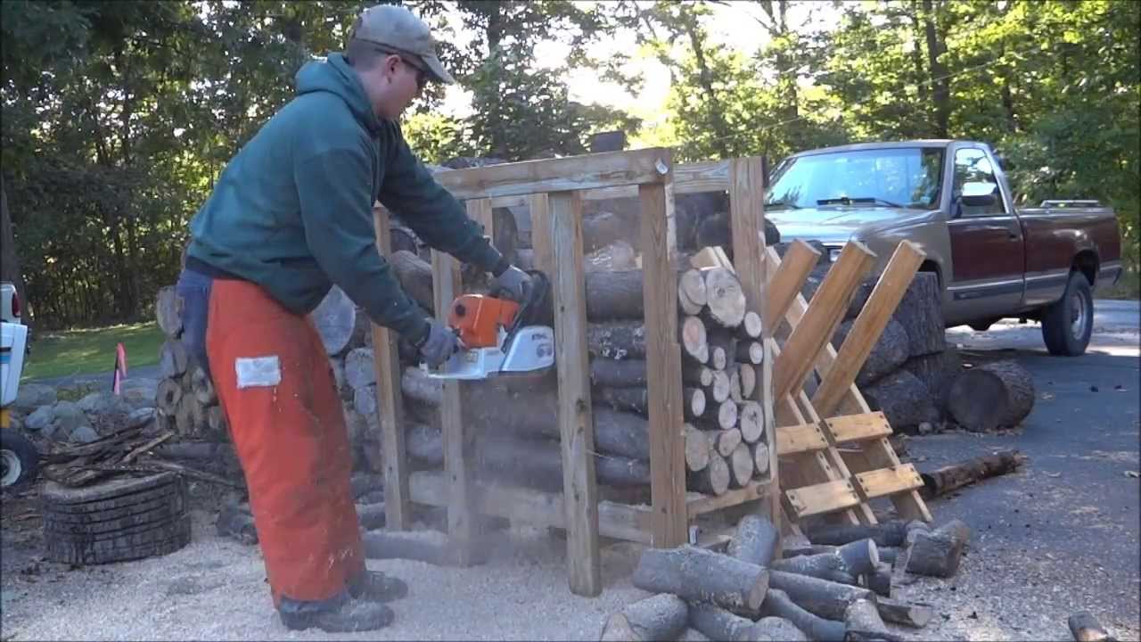 Cutting Poles in the Sawbuck